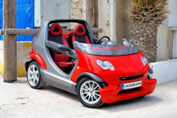 Have the ultimate fun with the Smart CrossBlade Red fully automatic, rent it now In Satorini!
